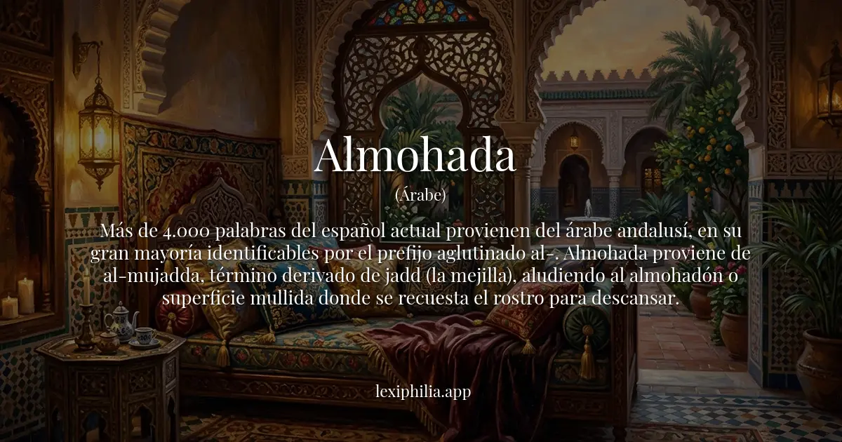 Etimología de Almohada - Lexiphilia