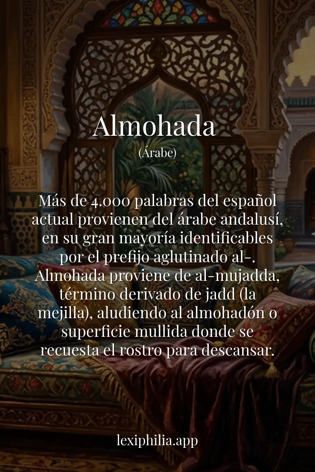 Almohada - Lexiphilia