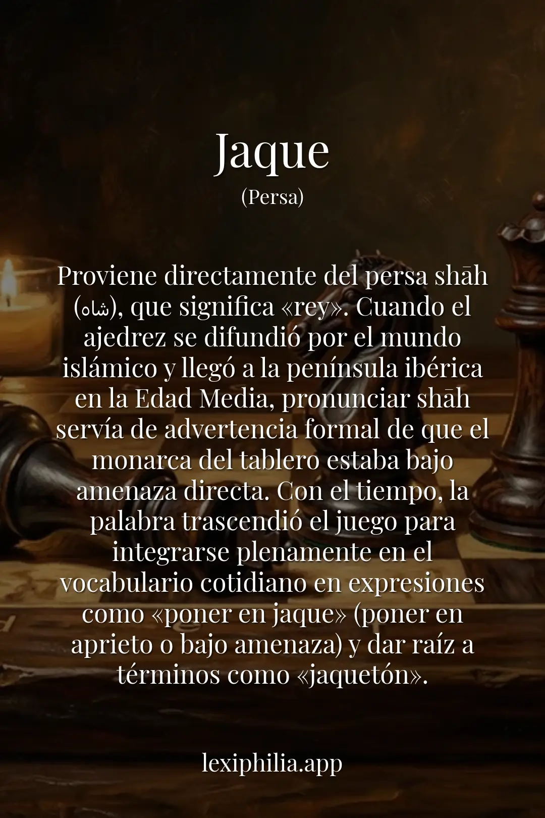 Jaque - Lexiphilia
