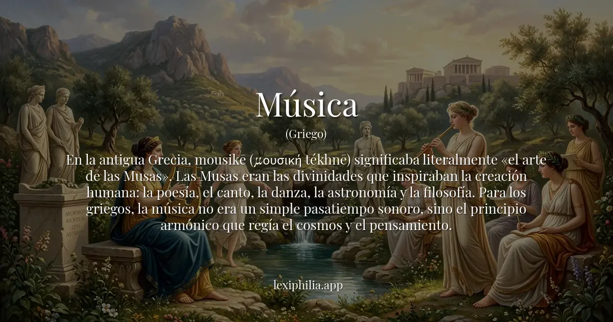 Etimología de Música - Lexiphilia