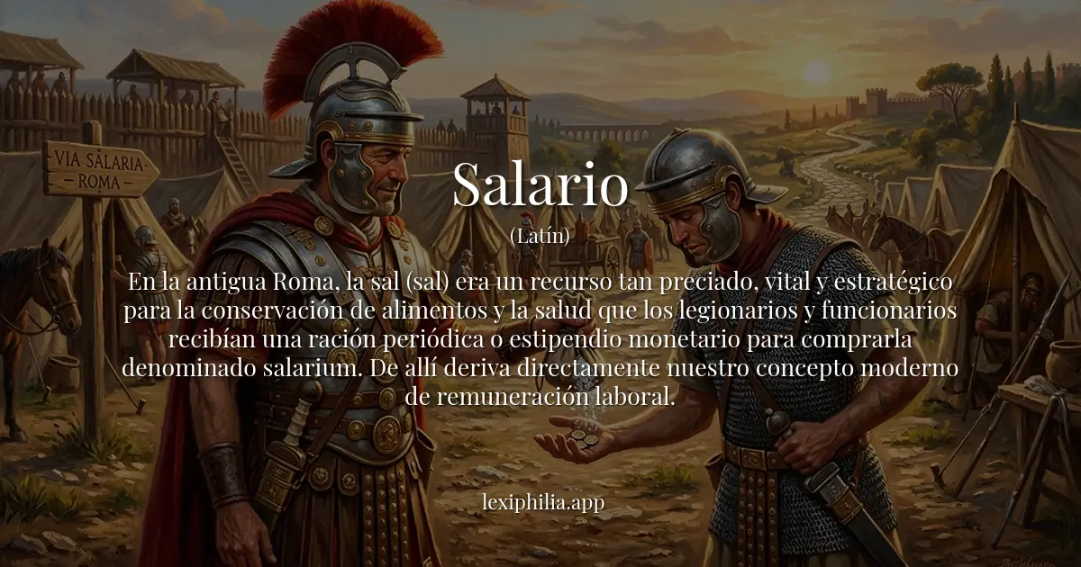 Etimología de Salario - Lexiphilia